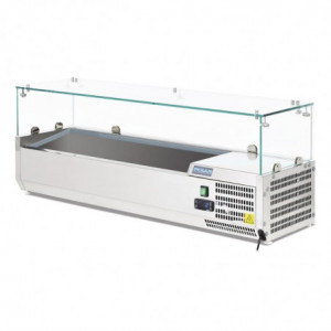 Refrigerated Ingredient Display Case G Series - 5 x GN 1/4 - Polar - Fourniresto