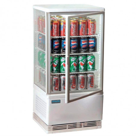 Vitrine Réfrigérée Blanche Série C - 68 L - Polar