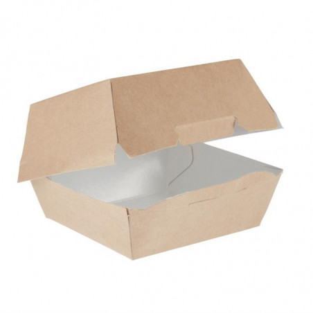 Compostable Standard Kraft Burger Boxes - L 108mm - Pack of 250 - Colpac