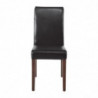 Black Faux Leather Chairs - Bolero - Fourniresto