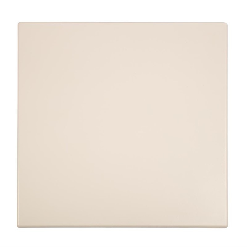 White Square Table Top - 700mm - Bolero