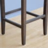 Bar Stools High in Faux Leather - Dark Brown - Bolero - Fourniresto