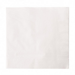 Serviettes Snacking en Papier Blanches 1 Pli 330 X 330 mm - Lot de 5000 - FourniResto