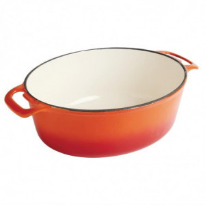 Cocotte Oválna Oranžová - 5L - Vogue