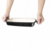 Rectangular Black Cast Iron Dish - 1.8 L - Vogue