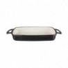 Plat en Fonte Rectangulaire Noir - 2,8L - Vogue