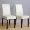 Chaises En Simili Cuir - Crème - Bolero - Fourniresto