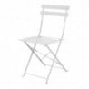 Chaise De Terrasse En Acier - Gris - Lot De 2 - Bolero - Fourniresto