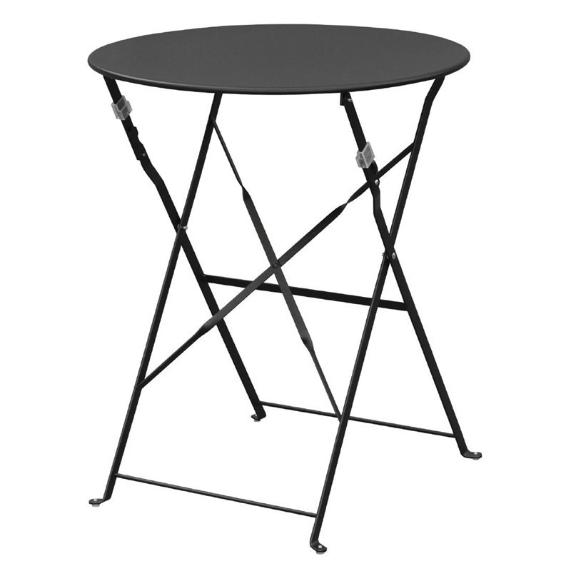 Steel Terrace Table - Black - Bolero - Fourniresto