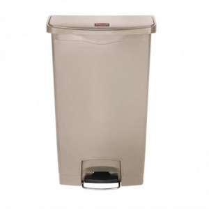 Kôš na odpad s pedálom Slim Jim Beige - 68L - Rubbermaid