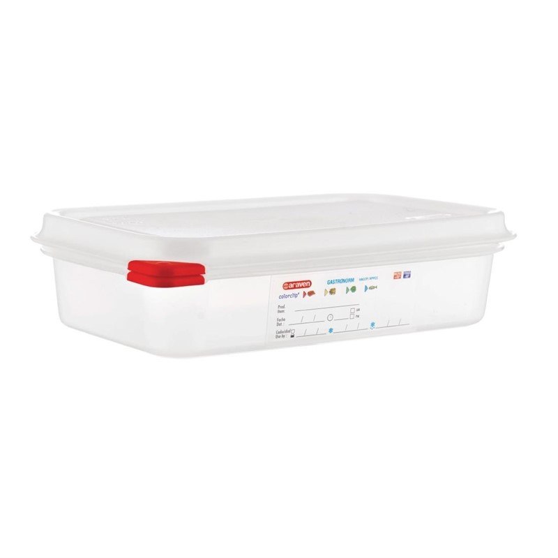 Food container GN1/4 - 1.8L - Set of 4 - Araven - Fourniresto