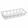 Stainless steel presentation basket 350 x 150 x 50mm - Olympia - Fourniresto