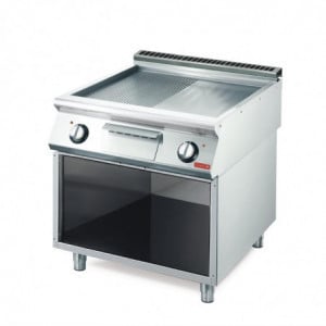 Elektrický gril 700 s polovične hladkou a polovične ryhovanou doskou - Gastro M - Fourniresto
