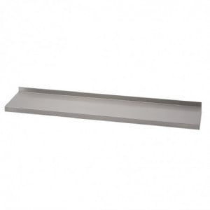 Wall Shelf in Stainless Steel Without Brackets - W 1400 x D 400mm - Gastro M