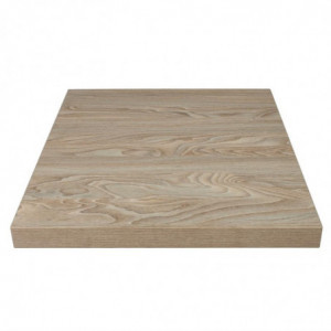 Plateau De Table Carré Effet Bois Clair - L 600mm - Bolero