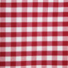 Square tablecloth with red checkered pattern in polyester 1780 x 1780mm - Mitre Essentials - Fourniresto