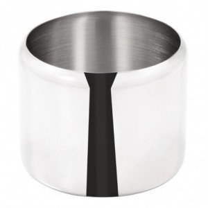 Stainless steel sugar bowl Concorde 285ml - Olympia - Fourniresto