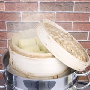 Bamboo steamer basket 20.3 cm - Vogue - Fourniresto