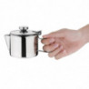 Concorde 850ml stainless steel teapot - Olympia - Fourniresto