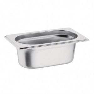 Bak gastronorma nerez GN 1/9 100 mm - Vogue - Fourniresto