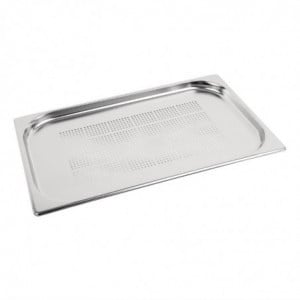 Bac Gastronorme inox perforé GN 1/1 150mm - Vogue - Fourniresto