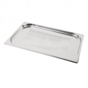 Bac Gastronorme inox perforé GN 1/1 150mm - Vogue - Fourniresto