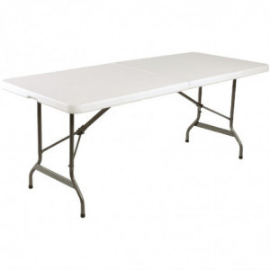 Folding white center table 1829mm - Bolero - Fourniresto