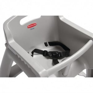 Stohovateľná vysoká stolička platina - Rubbermaid - Fourniresto
