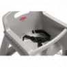Stohovateľná vysoká stolička platina - Rubbermaid - Fourniresto