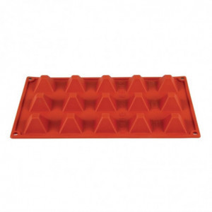 Moule 15 Pyramides en Silicone Formaflex - Pavoni