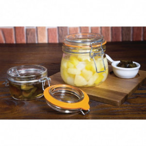 Jar with clip for preserving 500ml - Vogue - Fourniresto