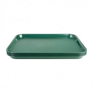 Plateau Self-Service Vert 450 X 350Mm - Olympia KRISTALLON - Fourniresto