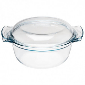 Okrúhla sklenená nádoba - 3,75L - Pyrex