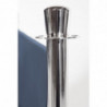 Stainless steel flat top entrance post - Bolero - Fourniresto