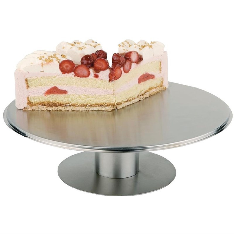 Plat à gâteau rotatif - 30 cm - APS - Fourniresto