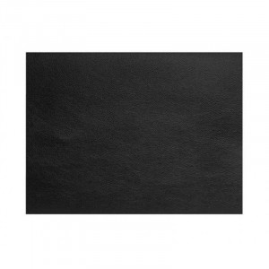 Rectangular Black Grained Leather Cos Table Set - 45X30 cm - Lacor