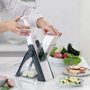 Vertical Push Slicer + Receptacle - Lacor