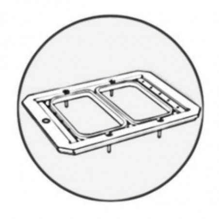 Mold for Automatic Thermo-sealer VG 600 and 800 - GN 1/4 - LAVEZZINI