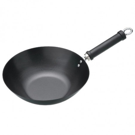 Wok Antiadhésif Fond Plat - 305 mm - Kitchen Craft - Fourniresto