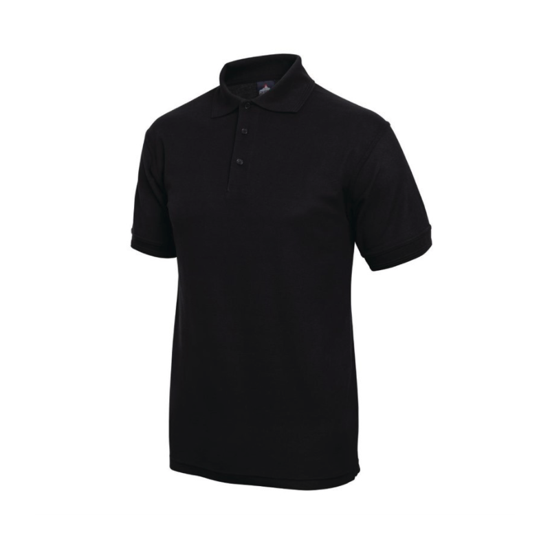 Unisex Black Polo - Size M - FourniResto - Fourniresto