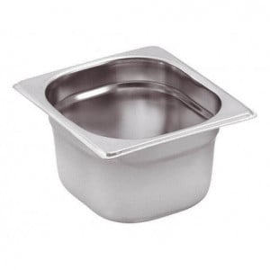 Gastro GN 1/6 Stainless Steel Pan - Depth 65 mm - 1 L - FourniResto