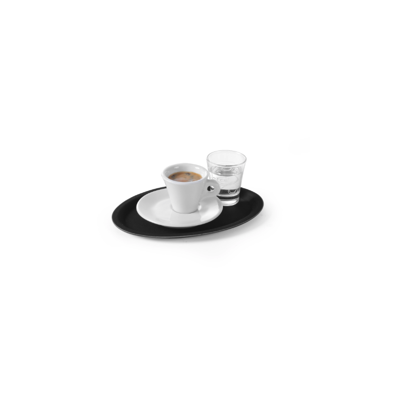 Oval Fiberglass Serving Tray - 160 x 230 mm