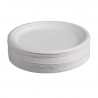 Okrúhle taniere z bagasy - 26,1 cm - Sada 50 - FourniResto