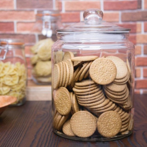 Sklenená nádoba na sušienky - 6,35 L - Olympia - Fourniresto