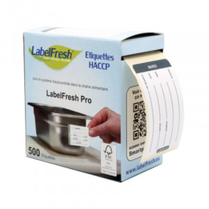 Etiketa s traktabilitou LabelFresh Pro - utorok - 70 x 45 mm - Balenie 500 kusov - LabelFresh