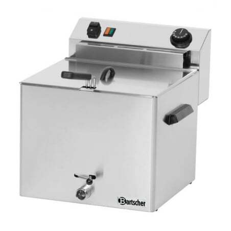 Friteuse Pro 10 L avec vanne de vidange pour restaurant