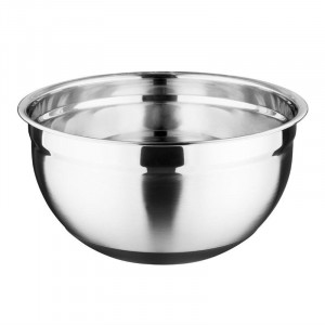 Stainless Steel Bowl with Silicone Bottom - 8 L - Vogue