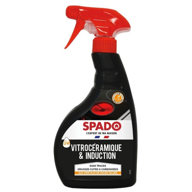 Degreasing and Cleaning Spray for Glass Ceramic and Induction Hobs - 500 ml - SPADO