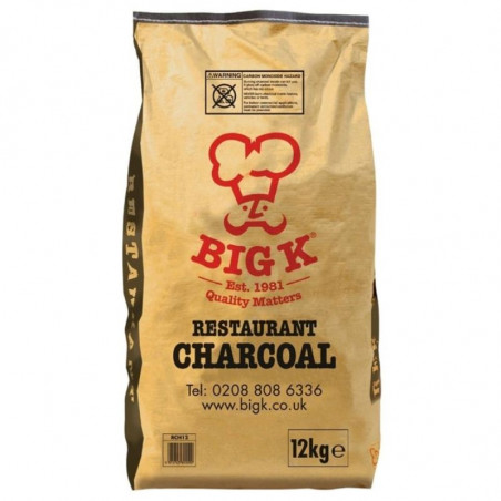 Charbon de Bois Naturel FSC pour Barbecue - 12 Kg - Big K