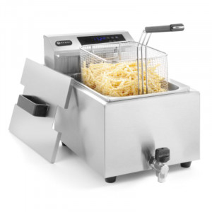 Digital Profi Line Fryer with Drain Tap - 8 L